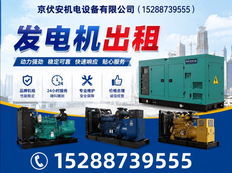 随州柴油发电机组出租展示图