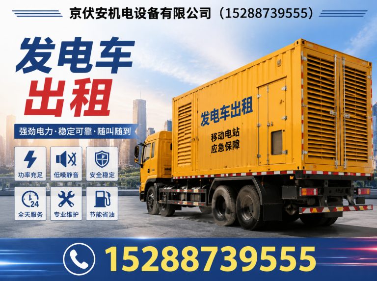 随州发电车租赁展示图